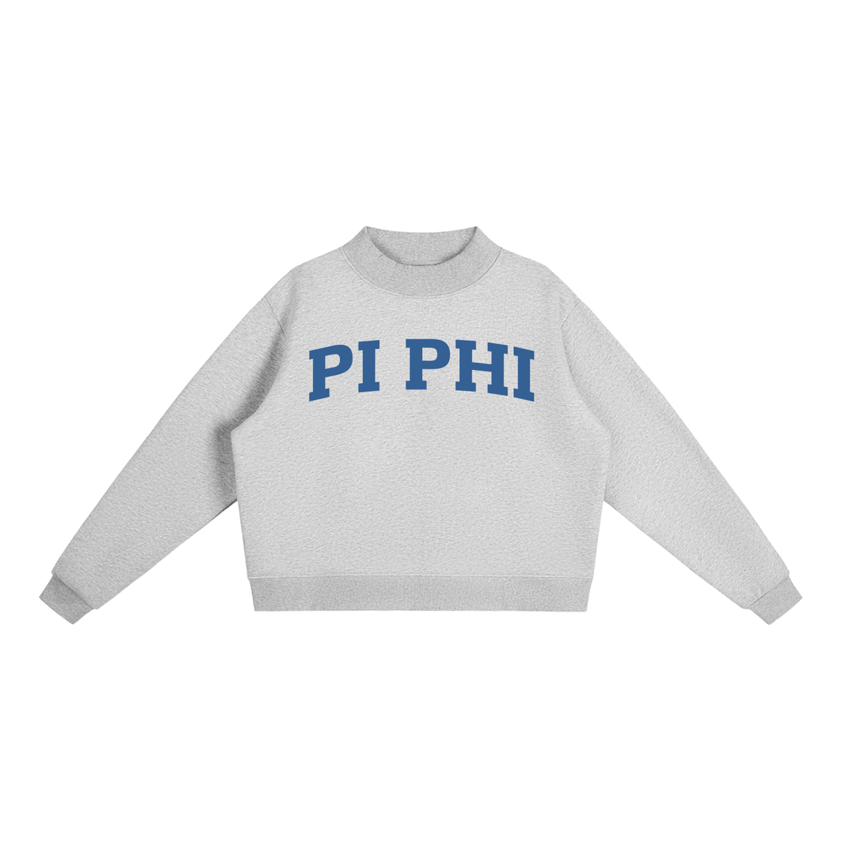 Pi Beta Phi Blue Mock Neck Sweatshirt - Ivy Society