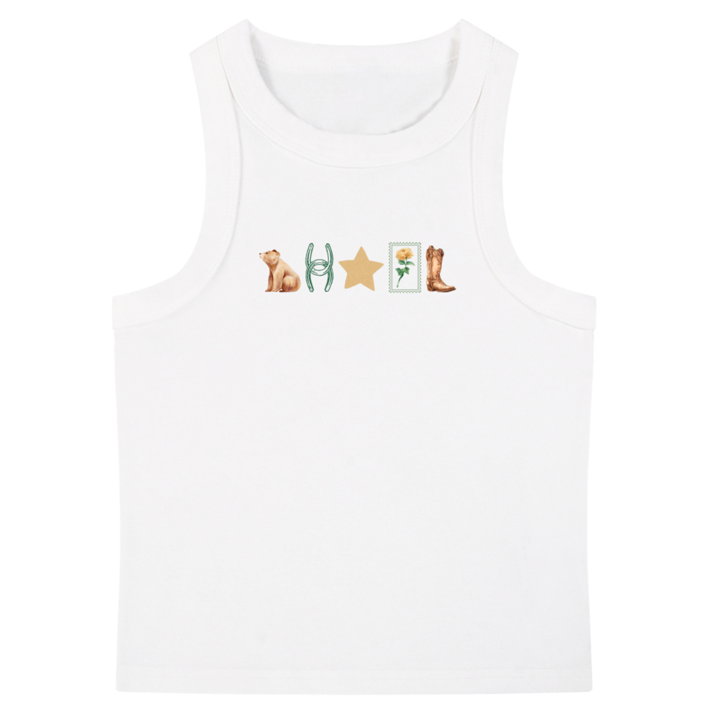 Sigma Alpha Cropped Tank - Ivy Society
