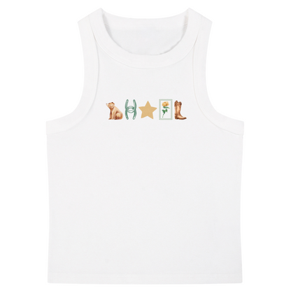Sigma Alpha Cropped Tank - Ivy Society