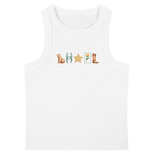 Sigma Alpha Cropped Tank - Ivy Society