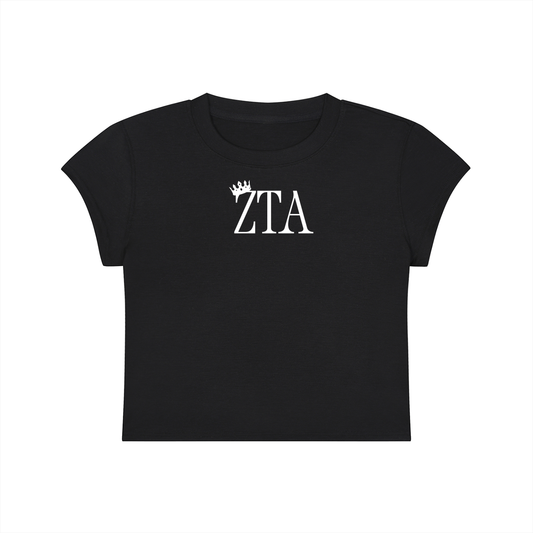 Zeta Tau Alpha Crown Baby Tee