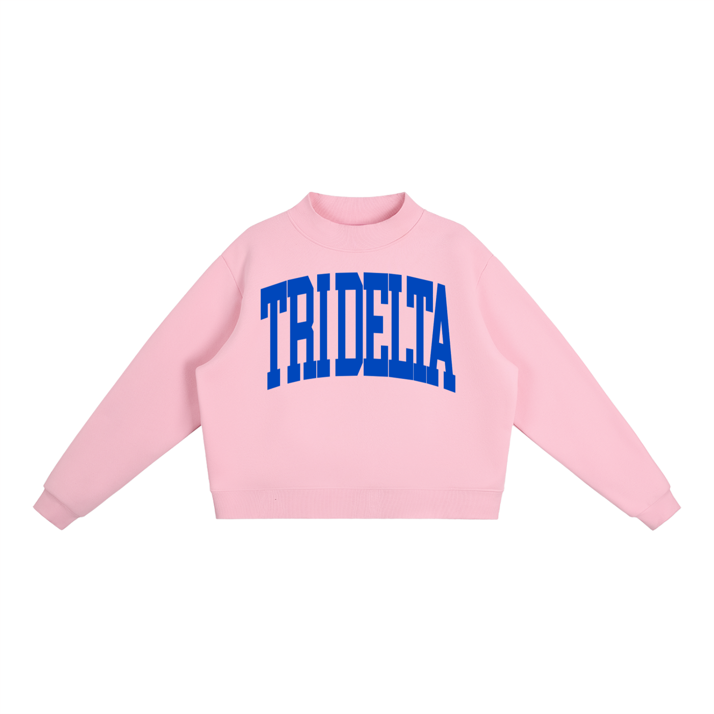 Tri Delta Big Mock Neck Sweatshirt - Ivy Society