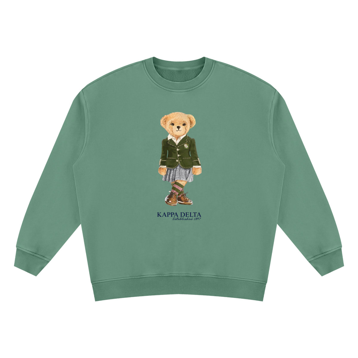 Kappa Delta Sorority Bear Vintage Wash Sweatshirt
