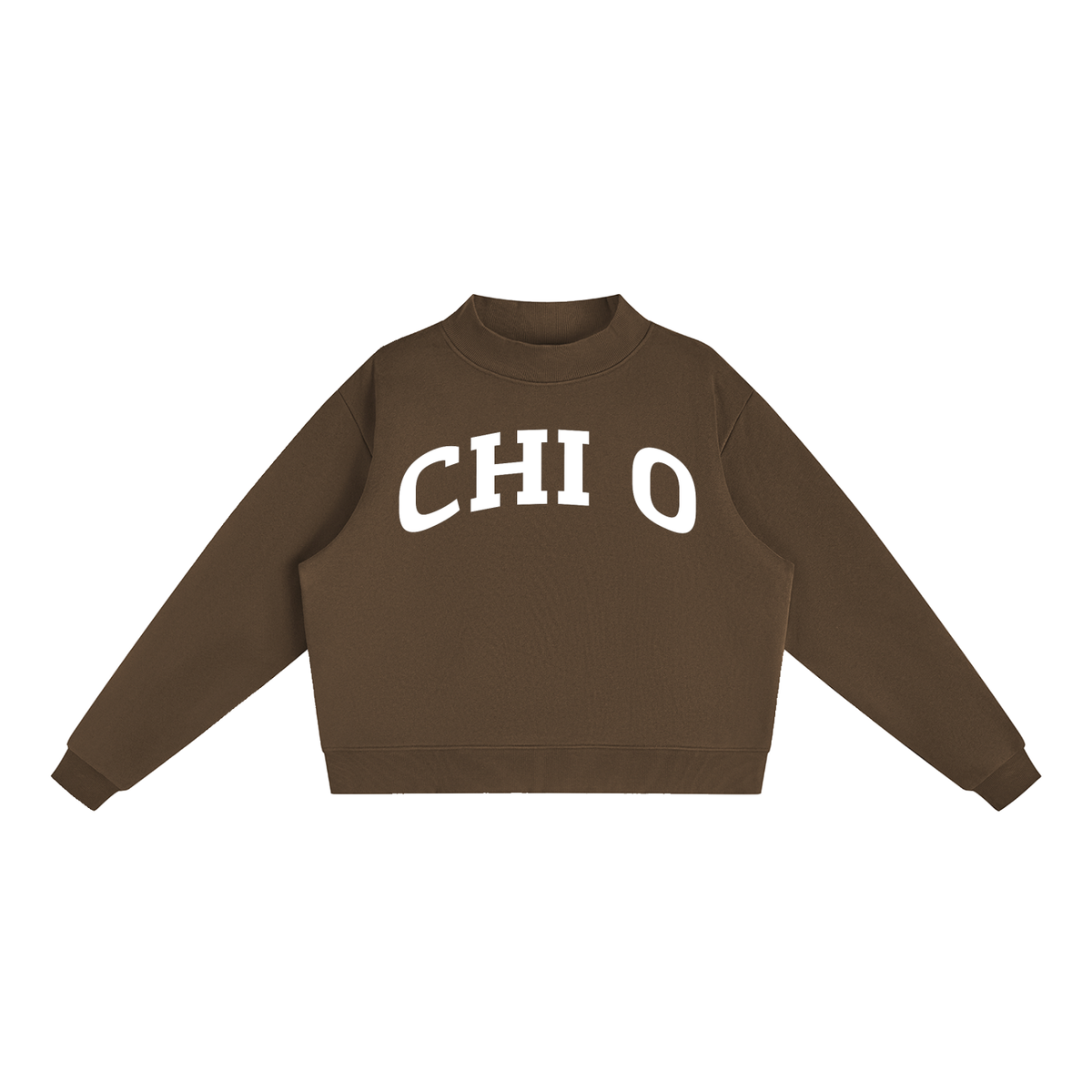 Chi Omega Mock Neck Sweatshirts