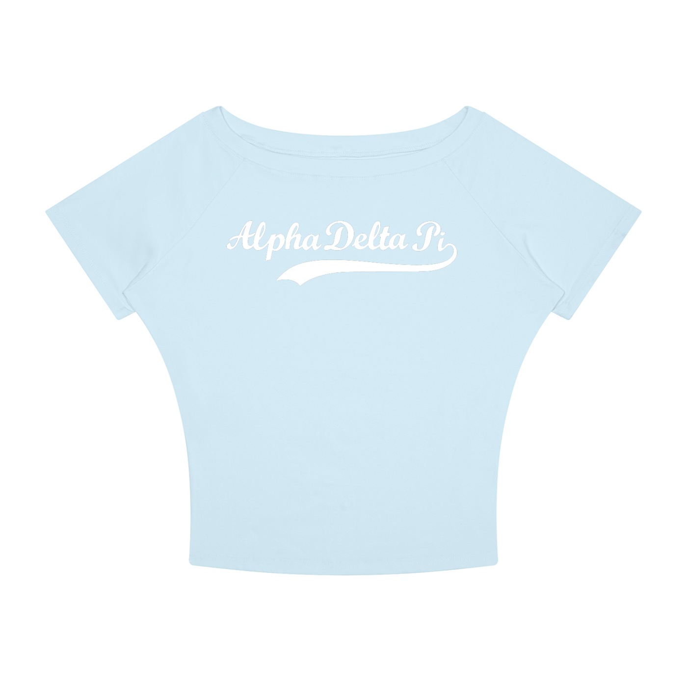 Alpha Delta Pi Off The Shoulder Tee