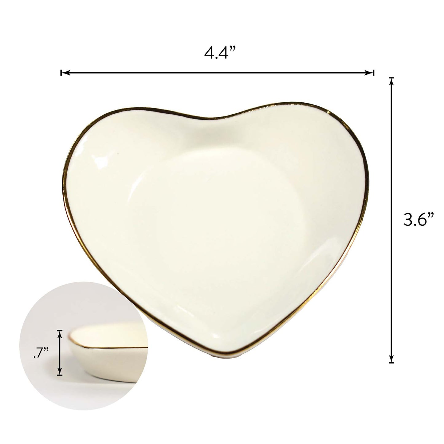 Gamma Phi Beta Heart Ring Dish - Ivy Society