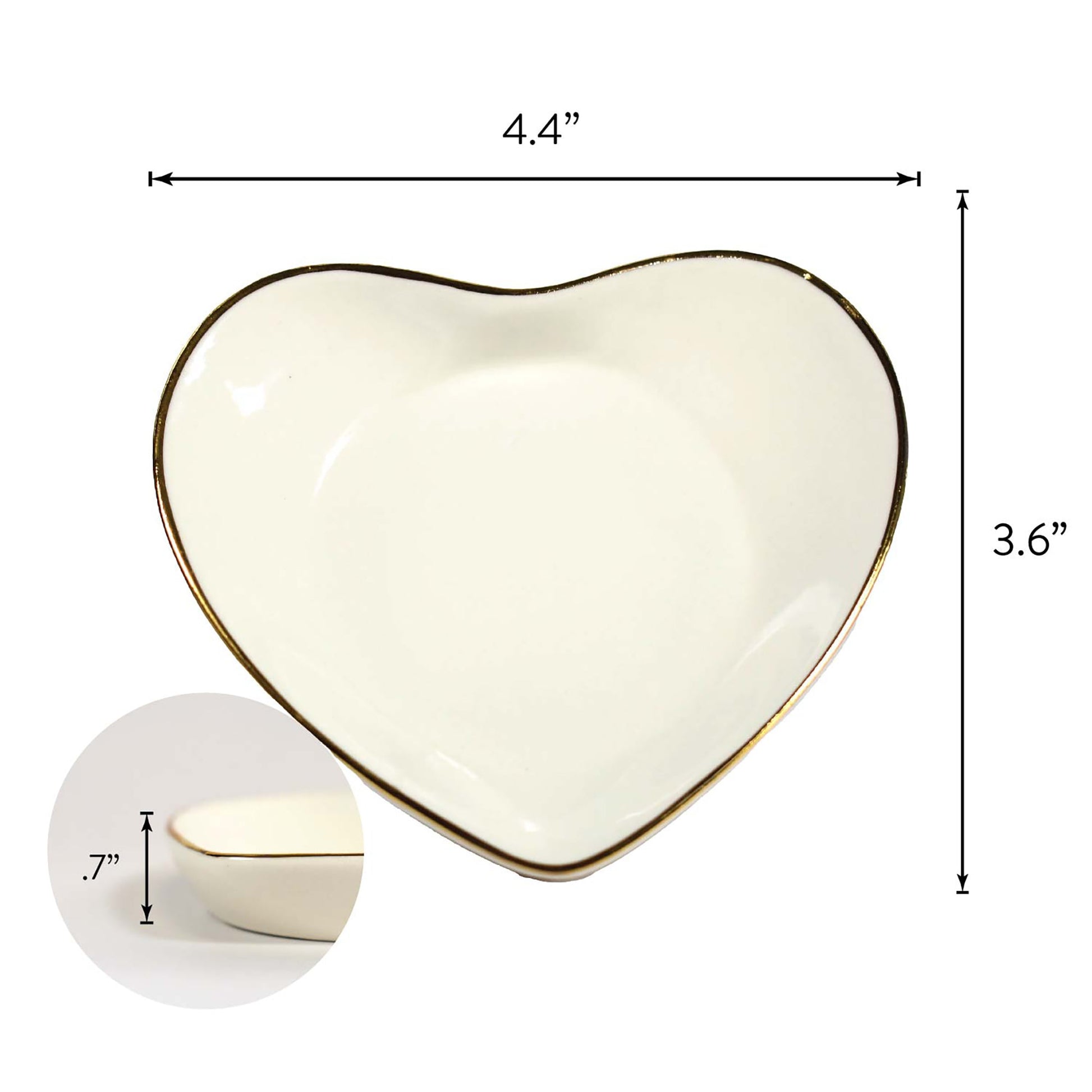 Gamma Phi Beta Heart Ring Dish - Ivy Society