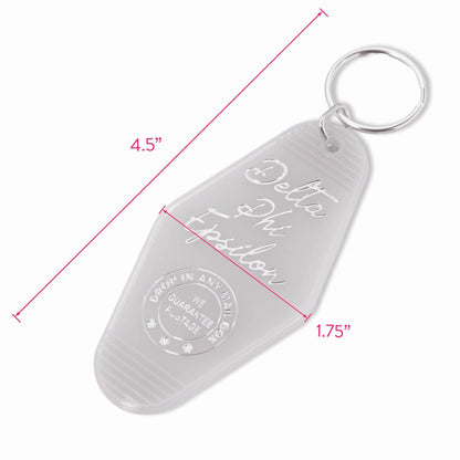 Pi Beta Phi Motel Keychain