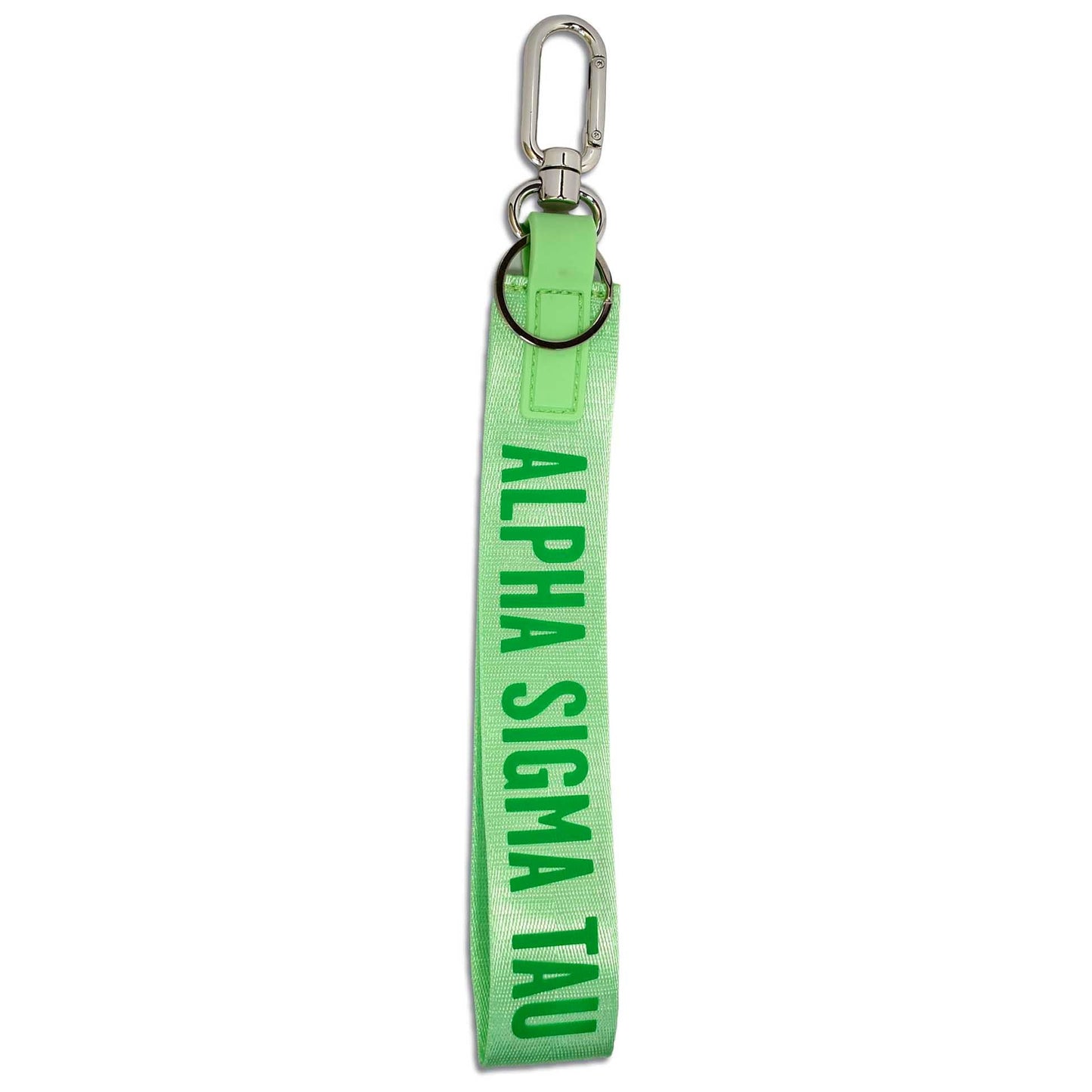 Alpha Sigma Tau Wristlet Keychain