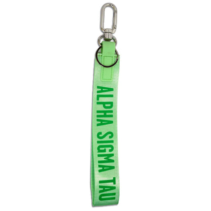 Alpha Sigma Tau Wristlet Keychain