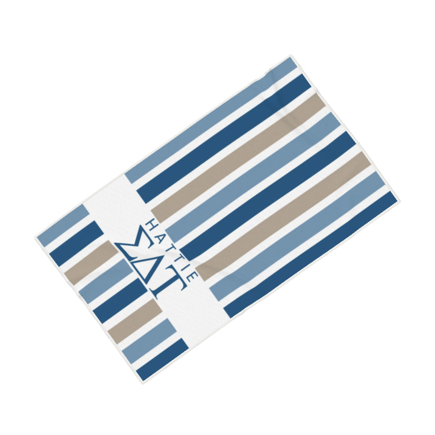 Sigma Delta Tau Personalized Stripe Beach Towel - Ivy Society