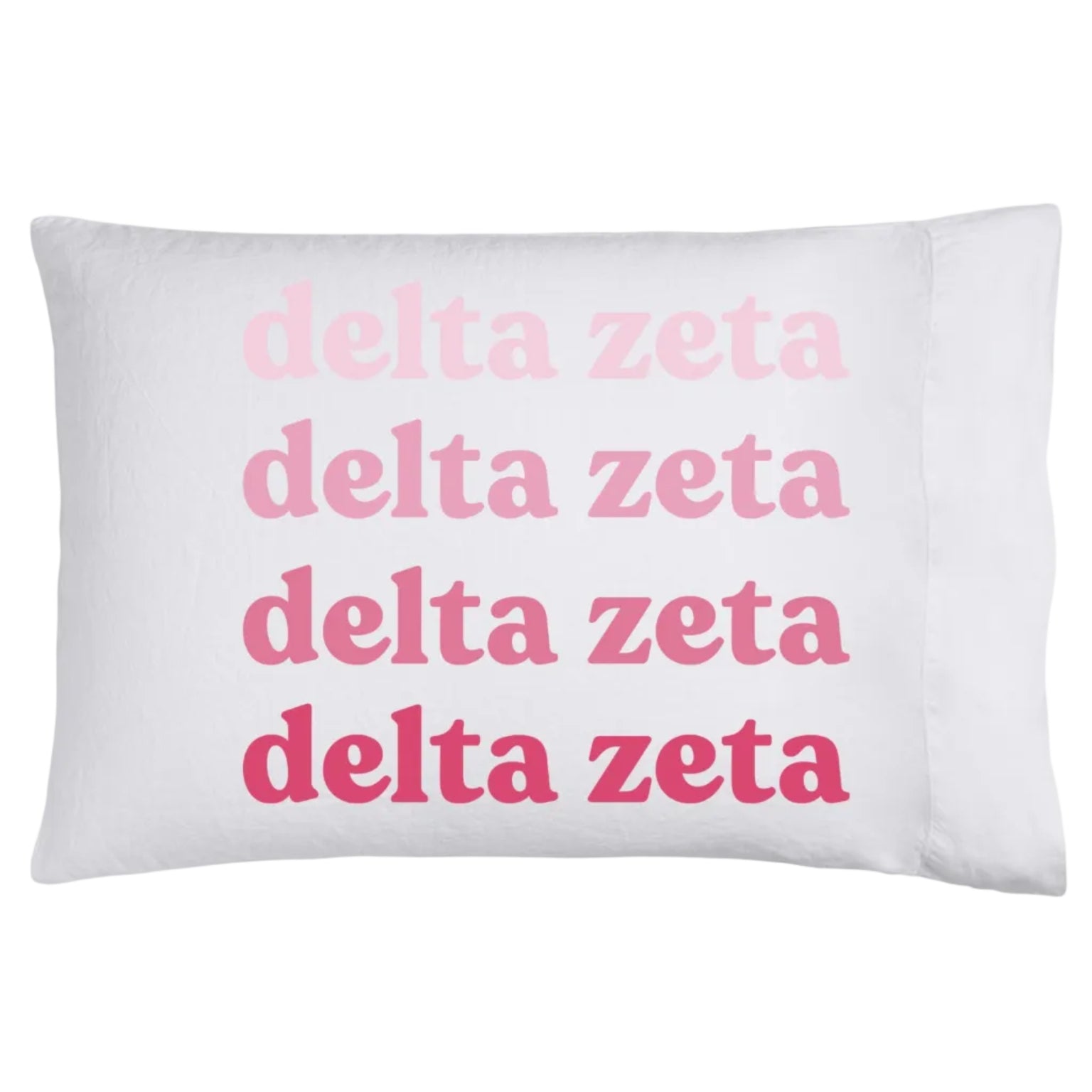 Delta Zeta Cotton Pillowcase - Ivy Society