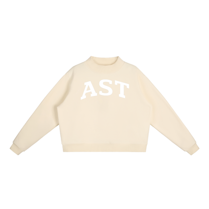 Alpha Sigma Tau Mock Neck Sweatshirt