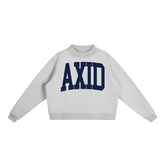 Alpha Xi Delta Big Mock Neck Sweatshirt - Ivy Society