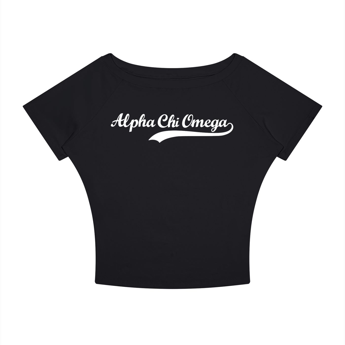 Alpha Chi Omega Off the Shoulder Tee