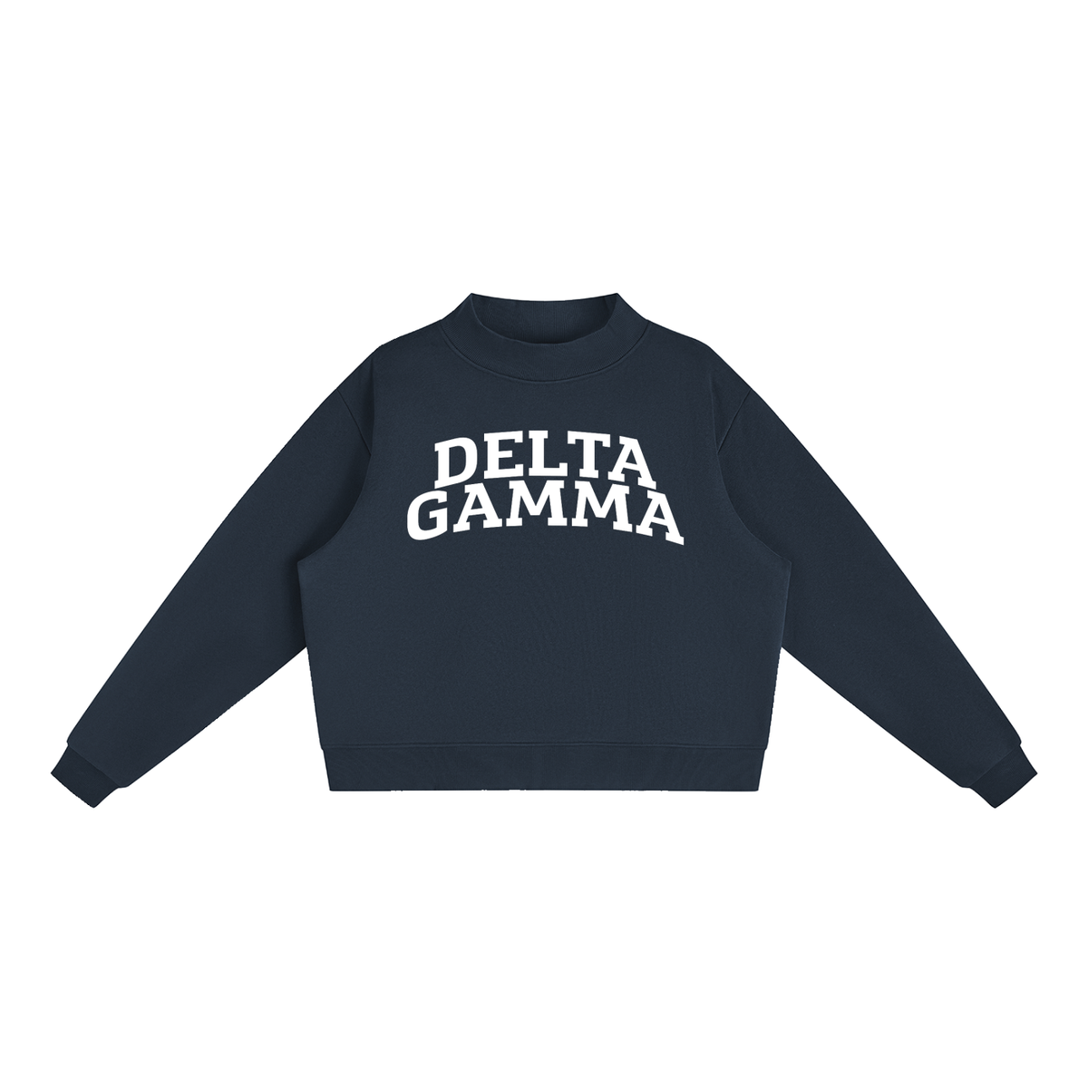 Delta Gamma Mock Neck Sweatshirt
