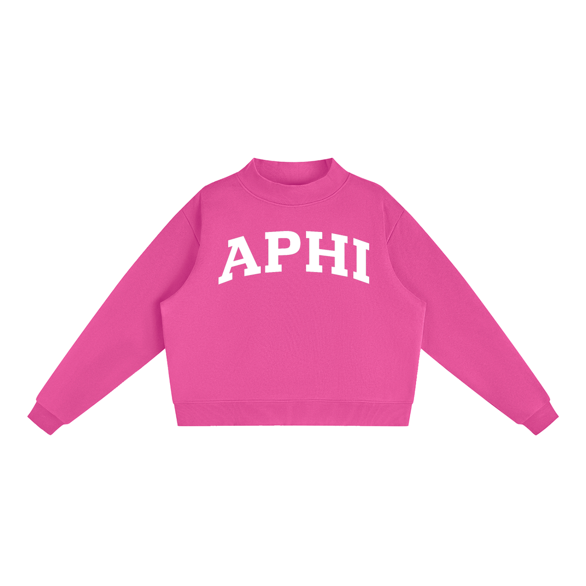 Alpha Phi Mock Neck Sweatshirt