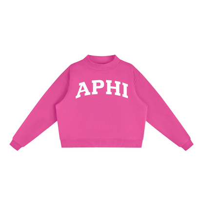 Alpha Phi Mock Neck Sweatshirt