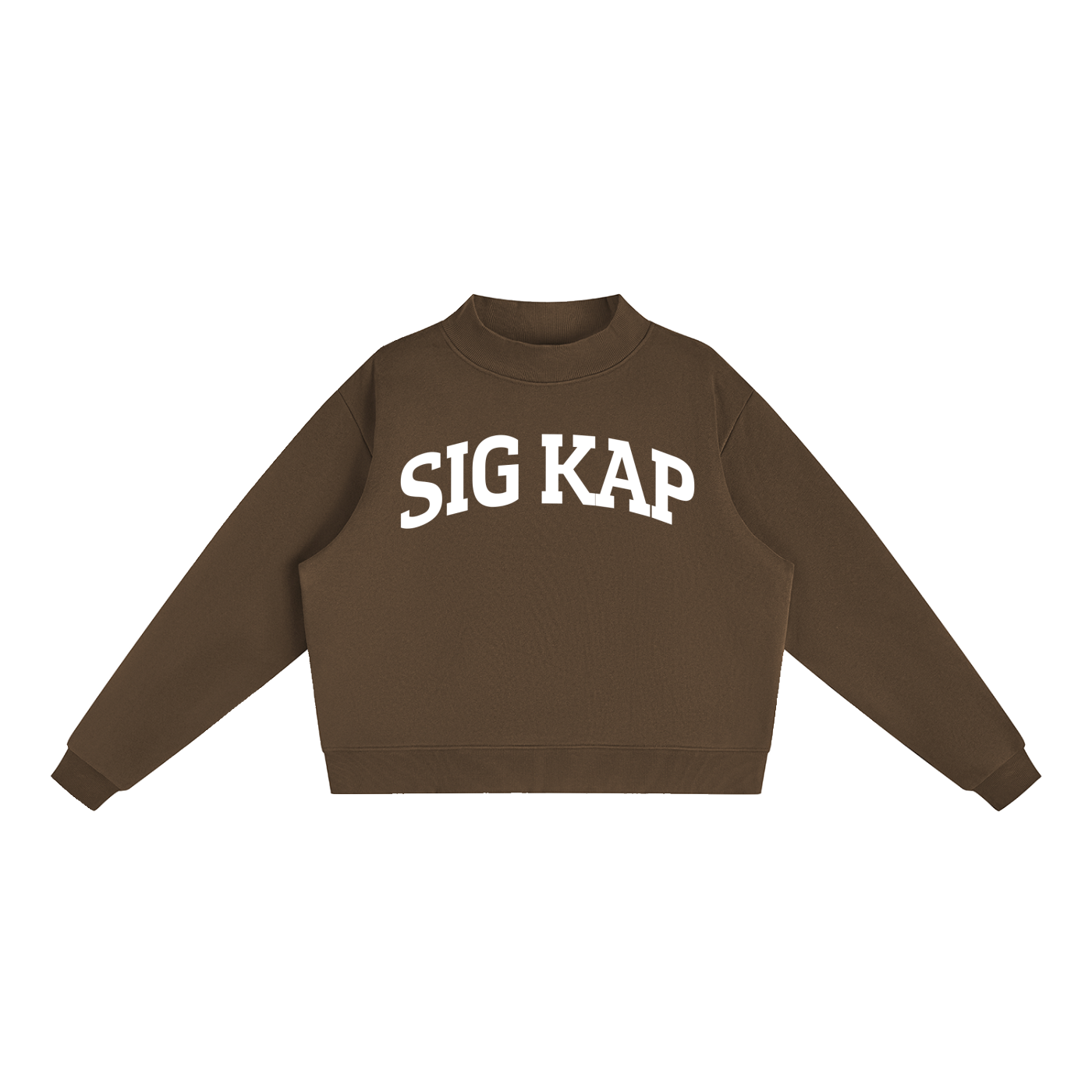 Sigma Kappa Mock Neck Sweatshirt