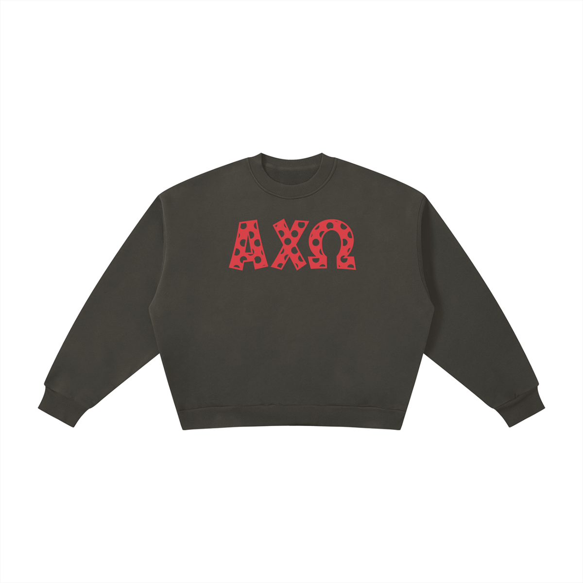 Alpha Chi Omega Polka Dot Sweatshirt - Ivy Society