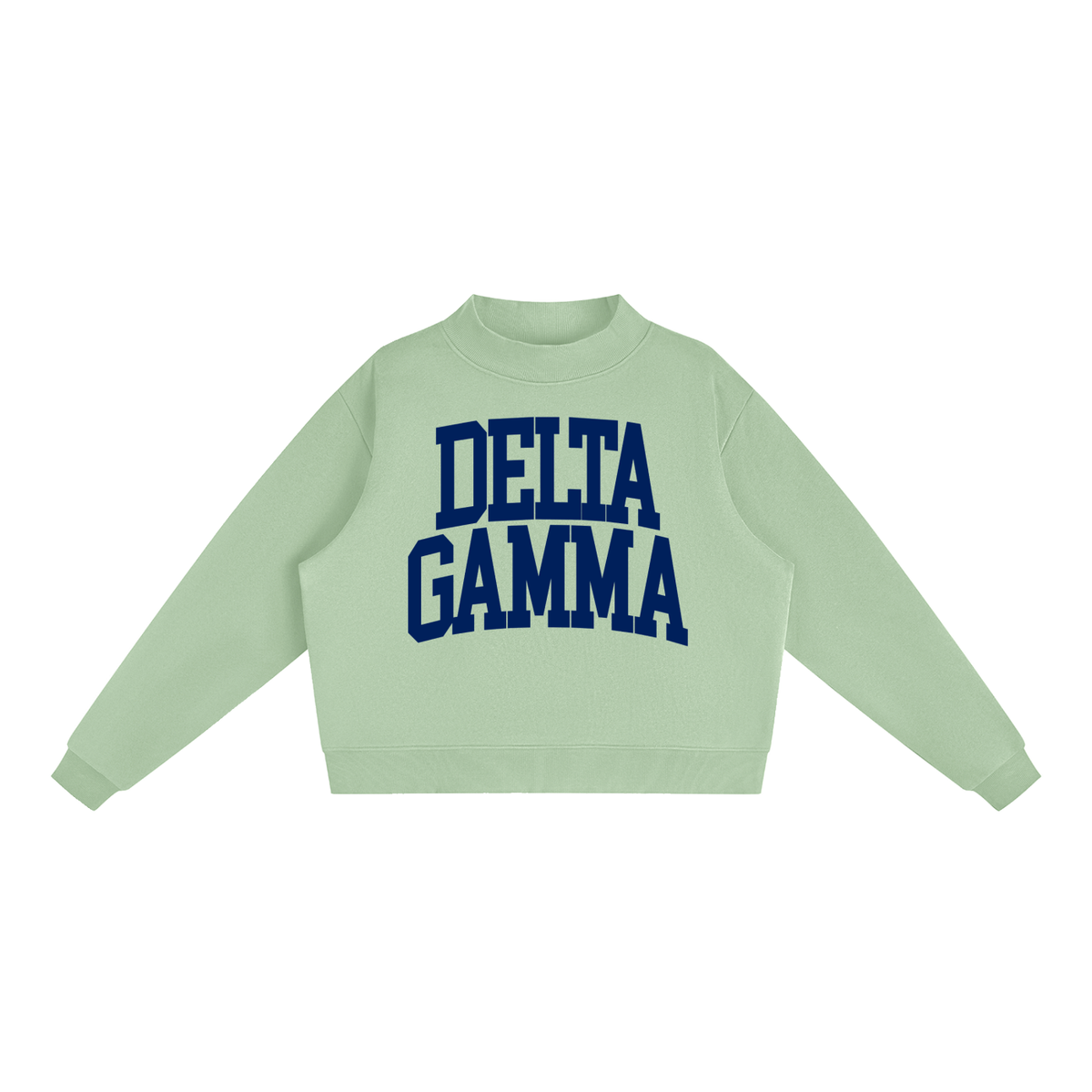 Delta Gamma Big Mock Neck Sweatshirt