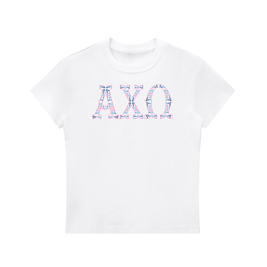 Alpha Chi Omega Pretty Tee - Ivy Society