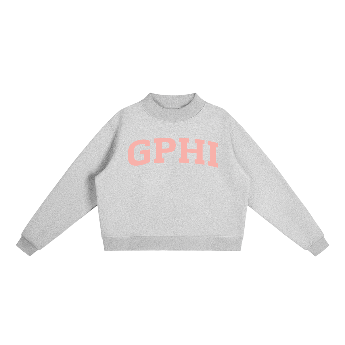 Gamma Phi Beta Blush Mock Neck Sweatshirt