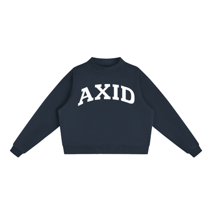 Alpha Xi Delta Mock Neck Sweatshirt