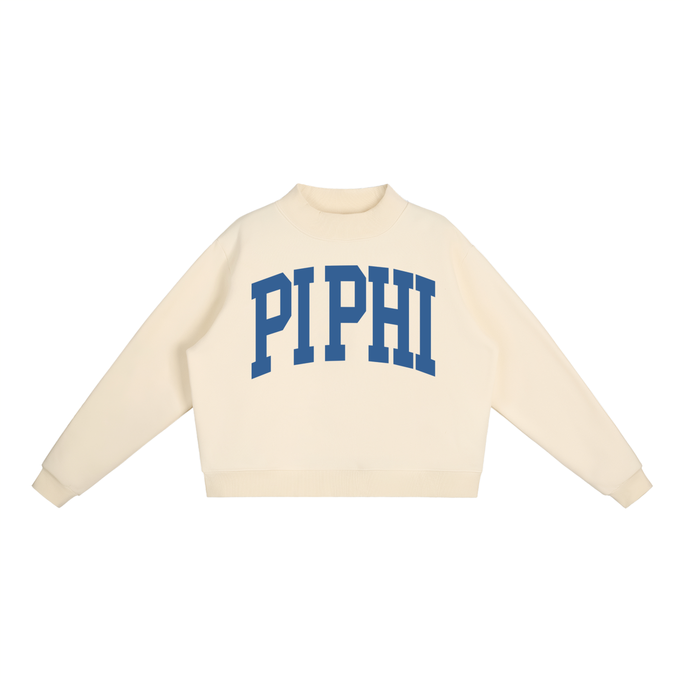 Pi Beta Phi Big Mock Neck Sweatshirt - Ivy Society