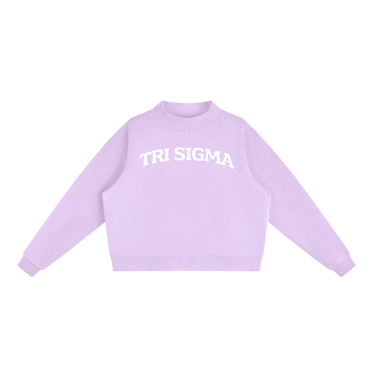 Tri Sigma Mock Neck Sweatshirt