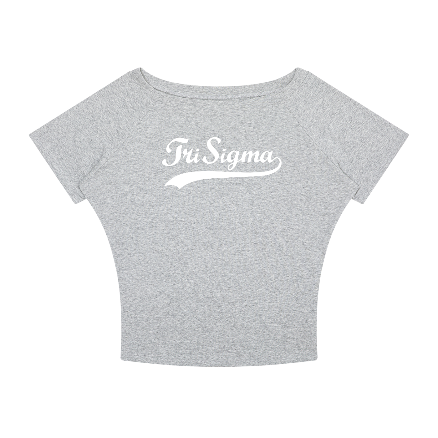 Tri Sigma Off the Shoulder Tee