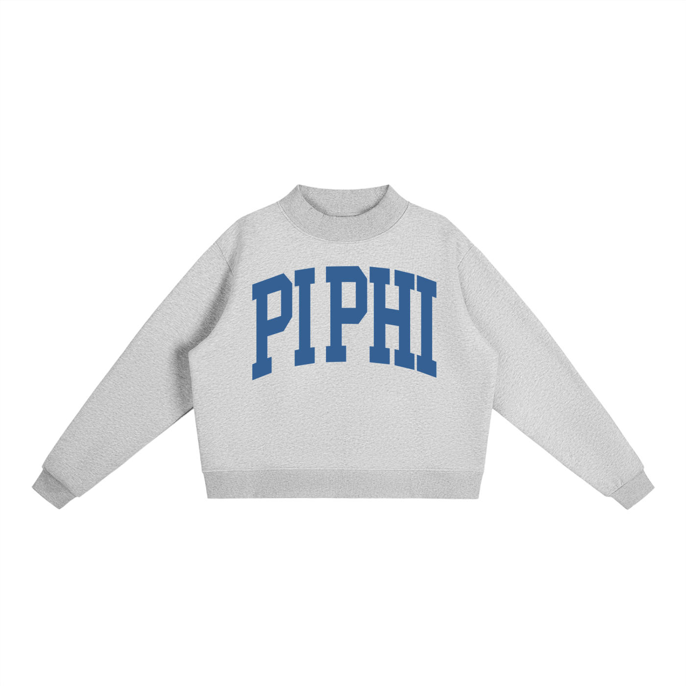 Pi Beta Phi Big Mock Neck Sweatshirt - Ivy Society