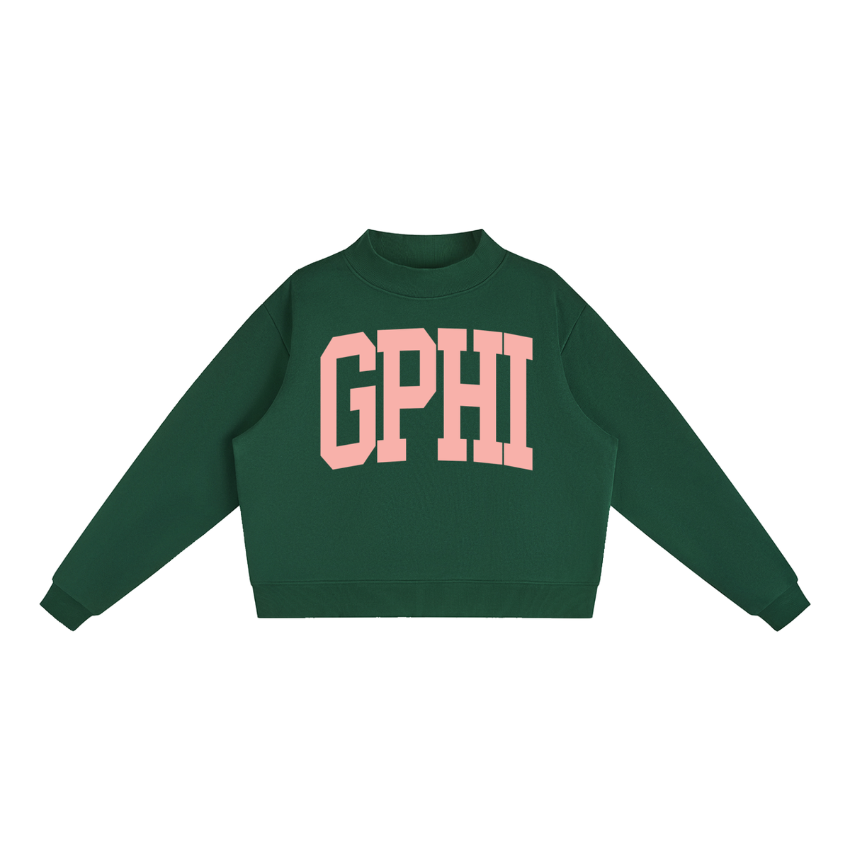 Gamma Phi Beta Big Mock Neck Sweatshirt