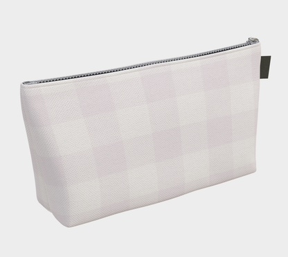 Alpha Sigma Alpha Personalized Gingham Makeup Bag