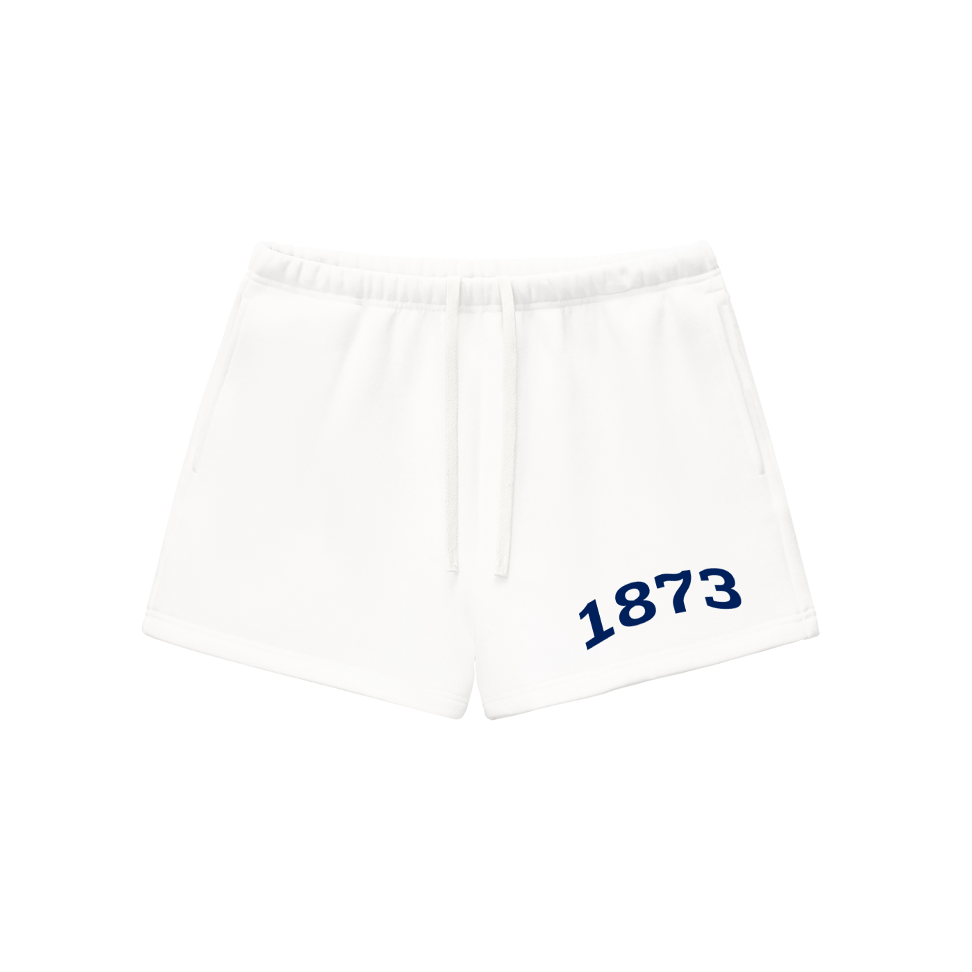 Navy Delta Gamma Fleece Drawstring Shorts - Ivy Society