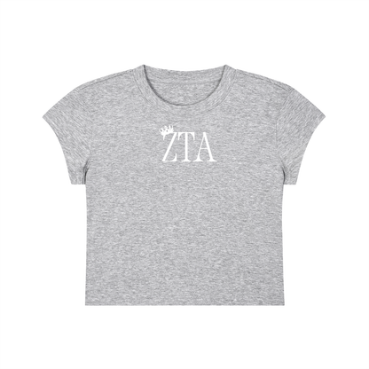 Zeta Tau Alpha Crown Baby Tee