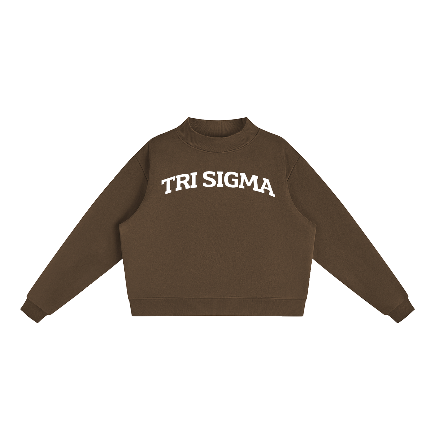 Tri Sigma Mock Neck Sweatshirt