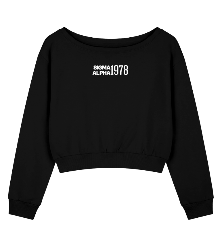 Sigma Alpha 1978 Off the Shoulder Sweatshirt
