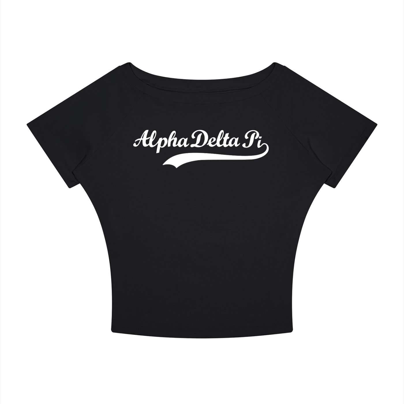 Alpha Delta Pi Off The Shoulder Tee