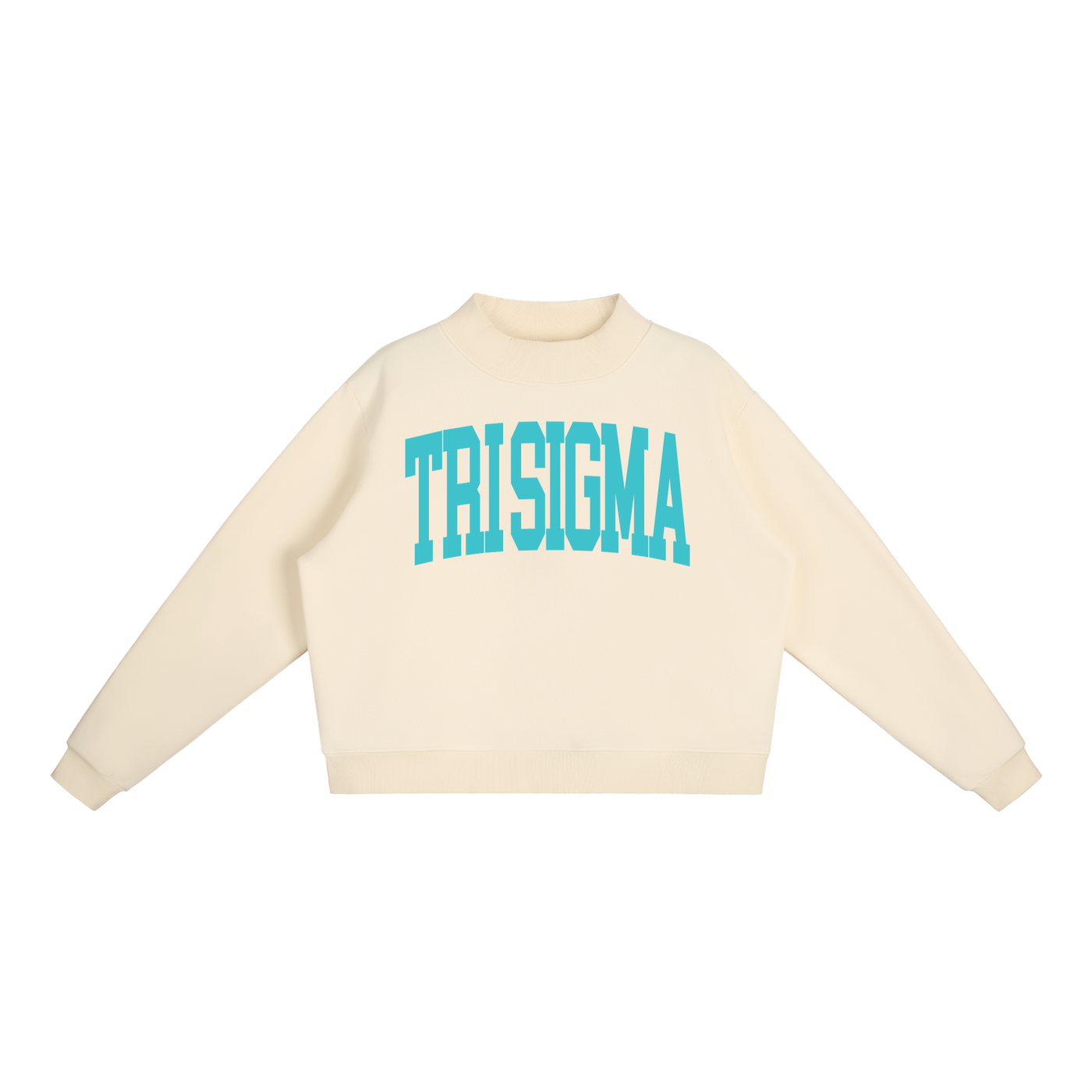 Tri Sigma Big Mock Neck Sweatshirt - Ivy Society