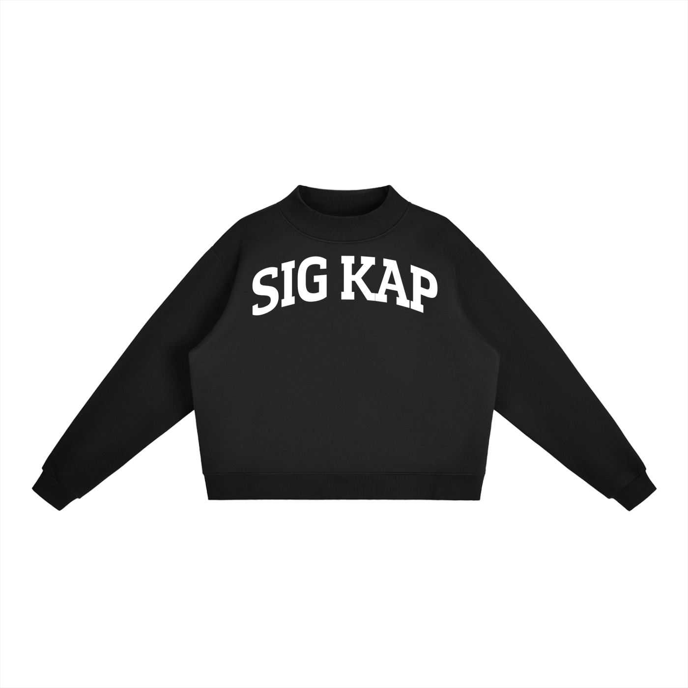 Sigma Kappa Mock Neck Sweatshirt - Ivy Society
