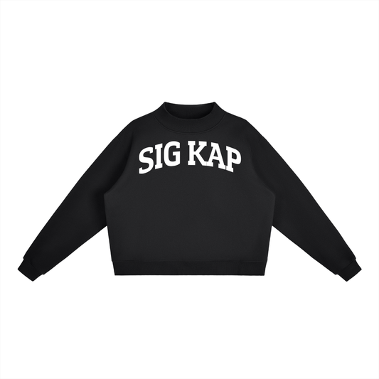 Sigma Kappa Mock Neck Sweatshirt - Ivy Society