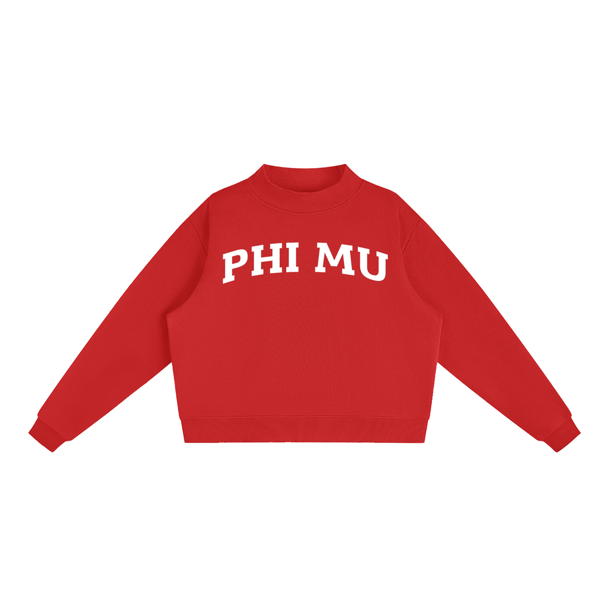 Phi Mu Mock Neck Sweatshirt