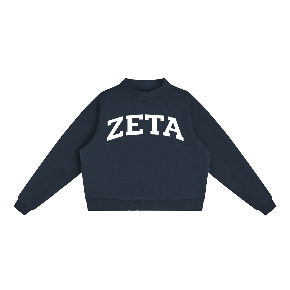 Zeta Tau Alpha Mock Neck Sweatshirt