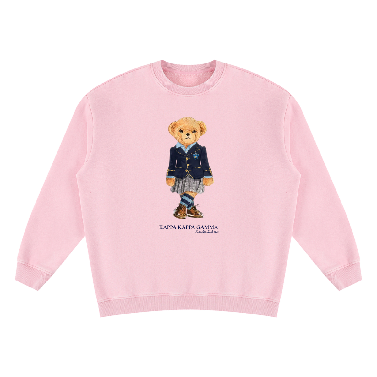 Kappa Kappa Gamma Sorority Bear Vintage Wash Sweatshirt