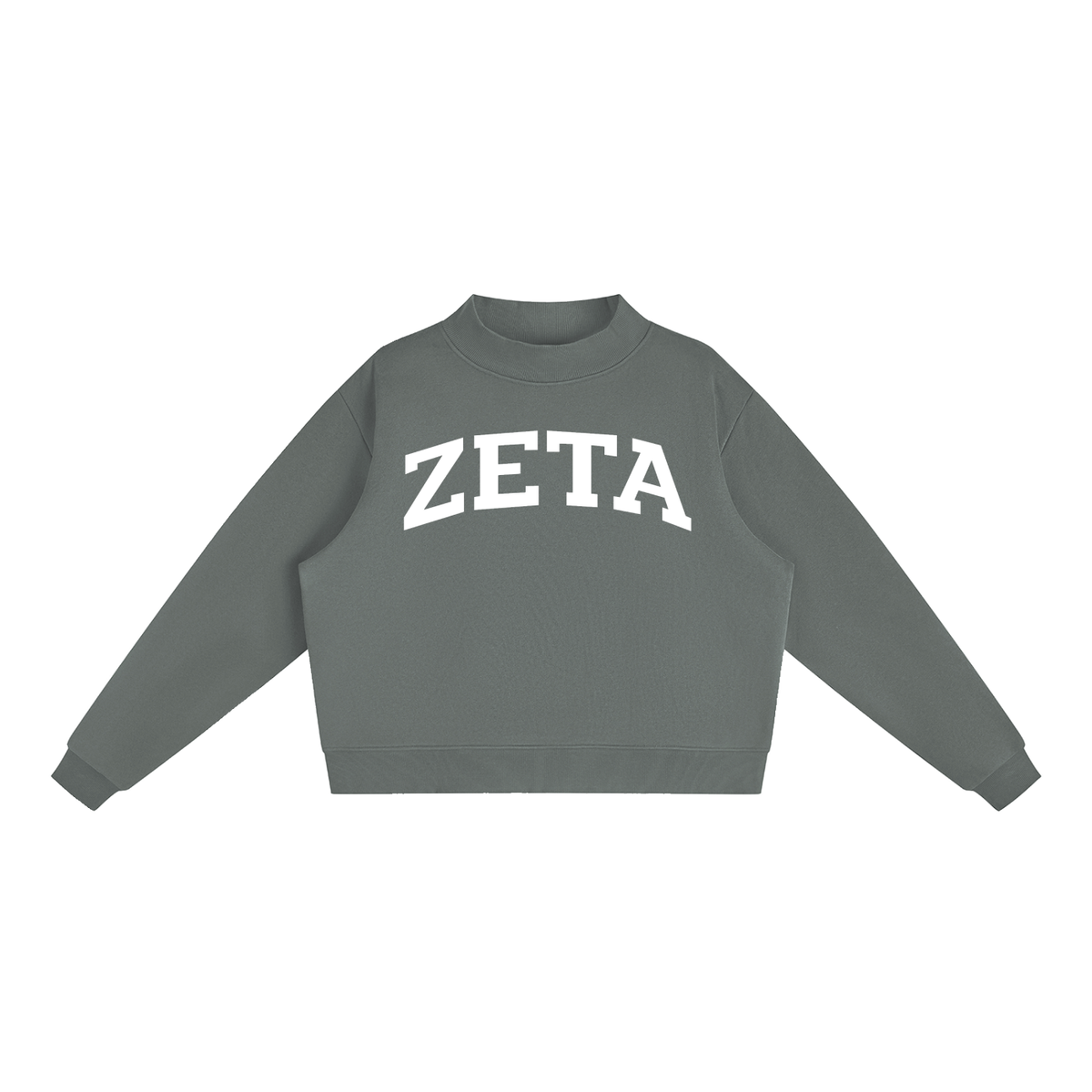 Zeta Tau Alpha Mock Neck Sweatshirt