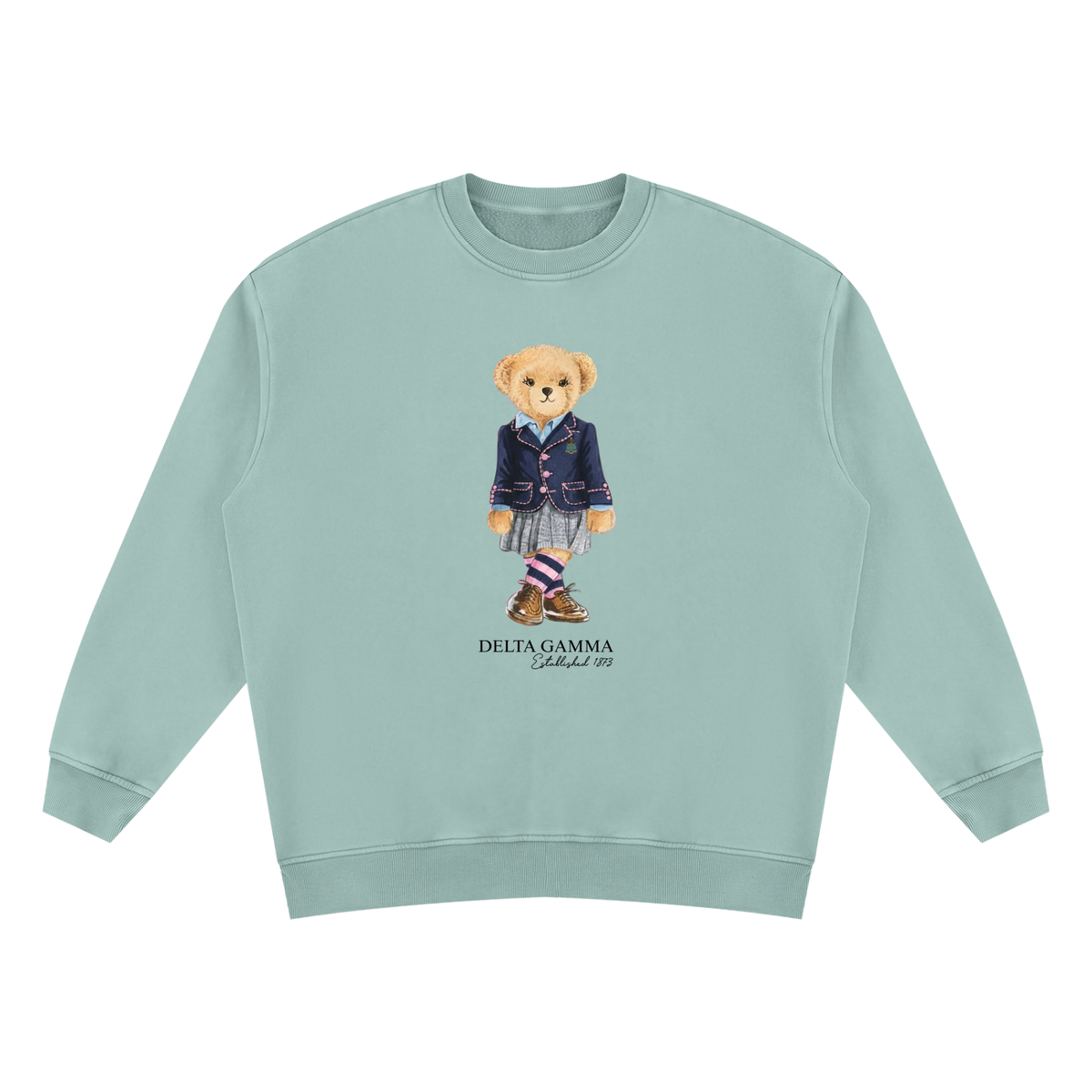 Delta Gamma Sorority Bear Vintage Wash Sweatshirt