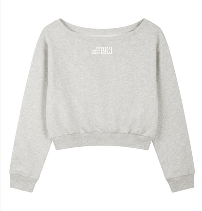 Phi Sigma Sigma 1913 Off The Shoulder Sweatshirt