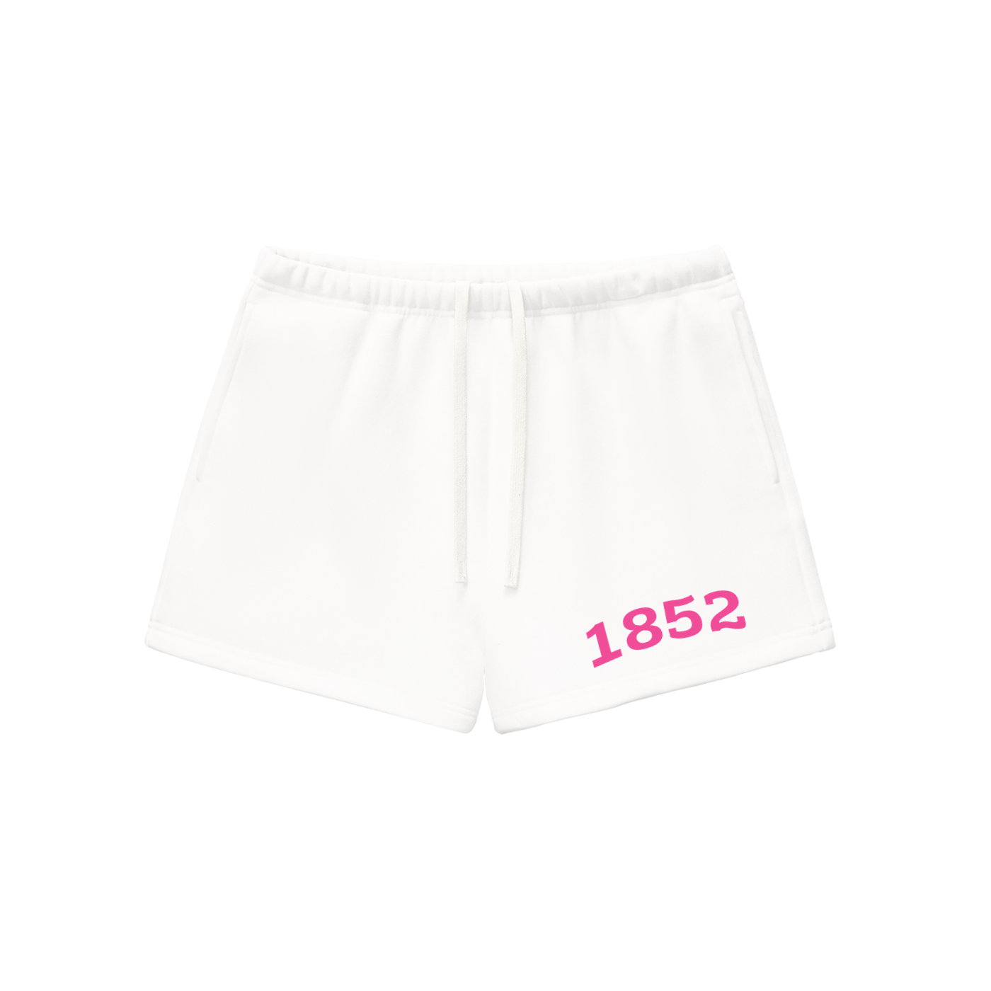 Pink Phi Mu Fleece Drawstring Shorts - Ivy Society