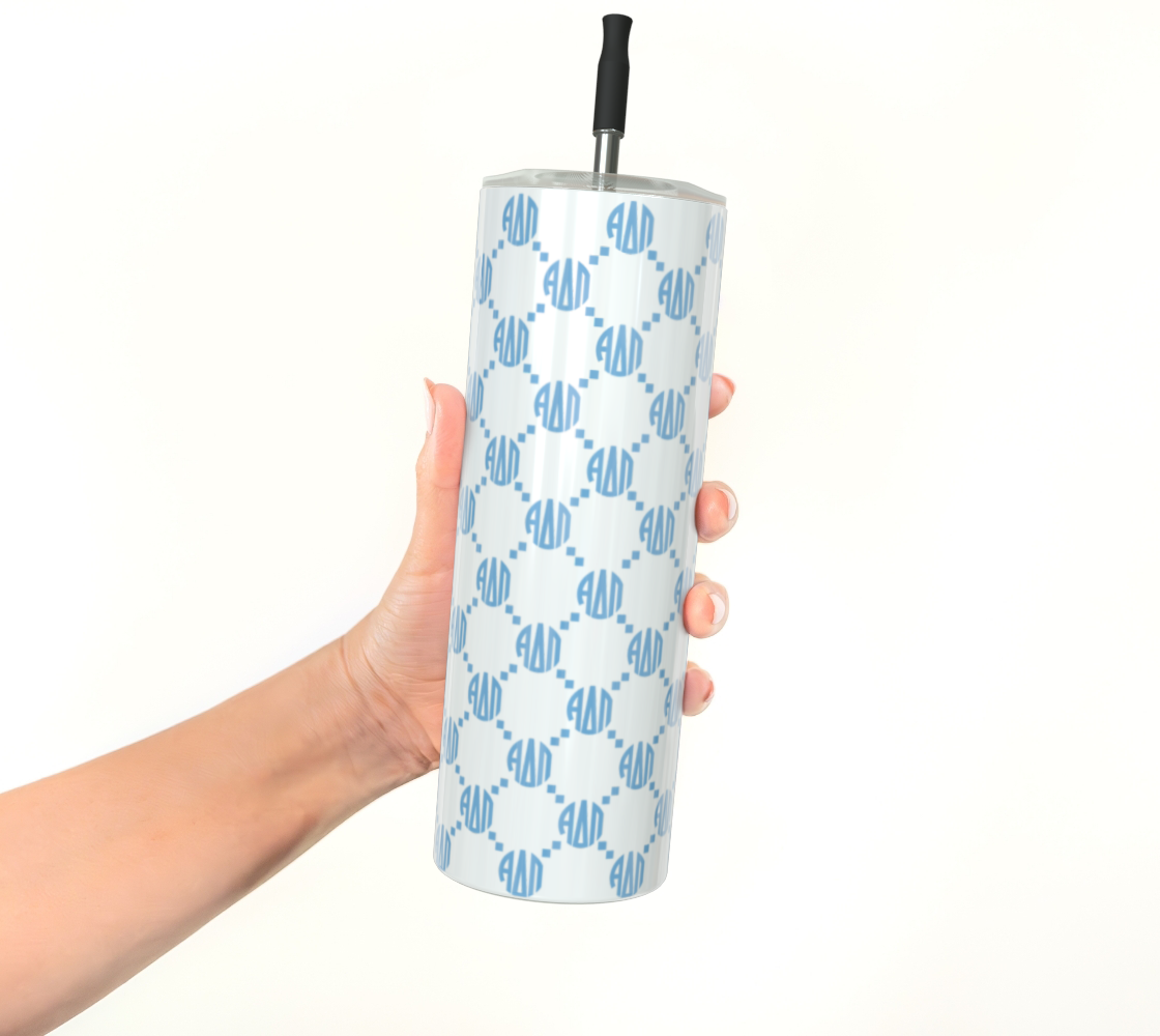 Alpha Delta Pi Print Skinny Tumbler - Ivy Society